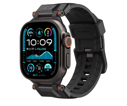 Opaska do smartwatchy Spigen Durapro Armor Apple Watch (44 / 45 / 46 / 49 Mm) Black Editi